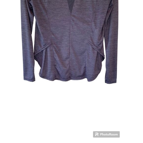 Apana Purple Long Sleeve Workout Shirt Medium - Picture 5 of 6